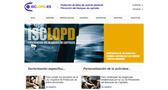 Desktop Screenshot of isclopd.es